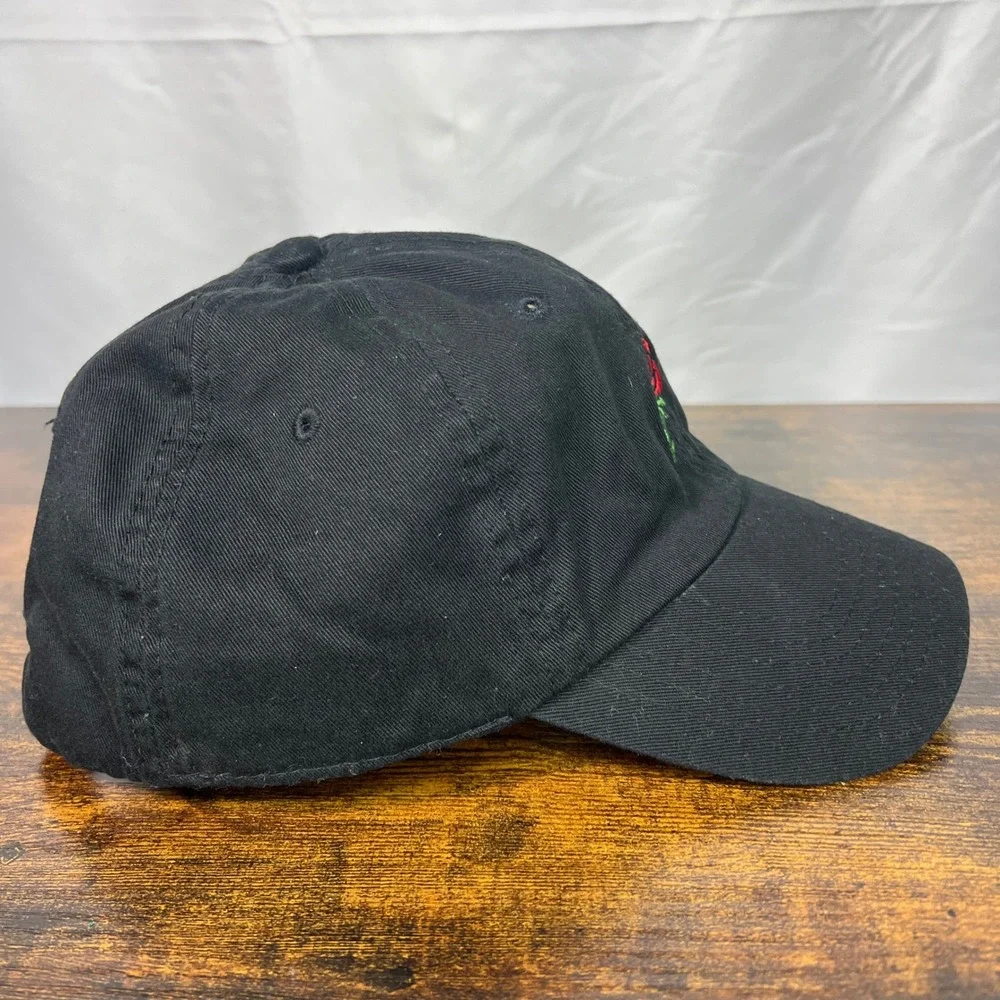 Empyre Rose Embroidered Black Dad Hat Adjustable Baseball Cap OSFM